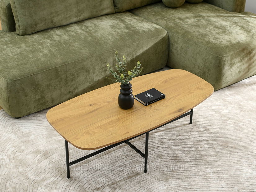 Konferenční stolek Bigoton (dub + černá)