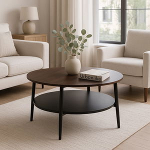  Konferenční stolek Publis max (ořech + černá)