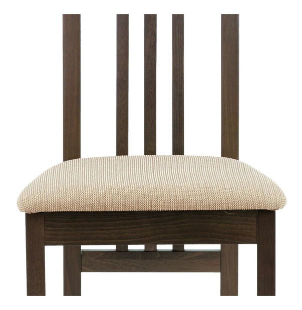 Jídelní židle Bebidas (ořech + béžová)