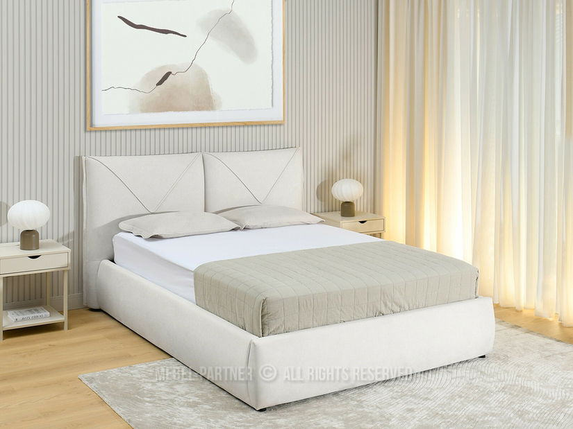 Manželská postel 160 cm Verdadera 160 (krémová)