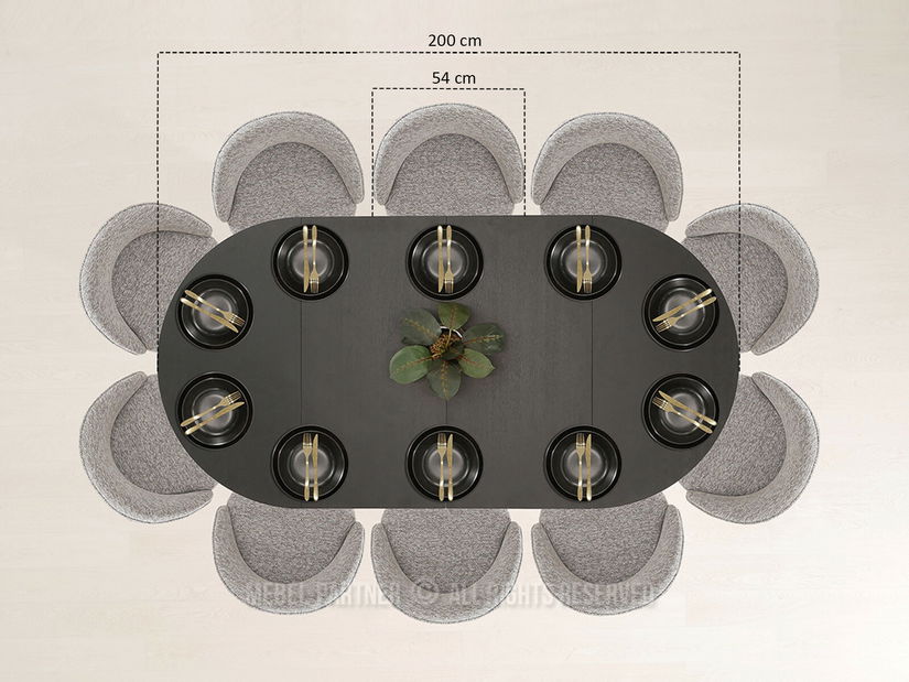 Jídelní stůl Trasladar (černá)