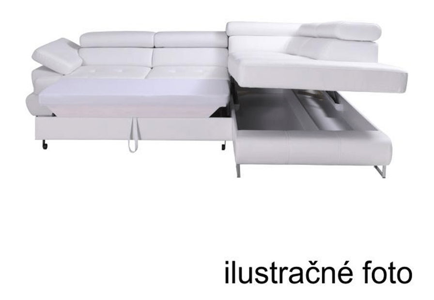 Rohová sedací souprava Bjorn R 2F-OTM šedo-hnědá (P)