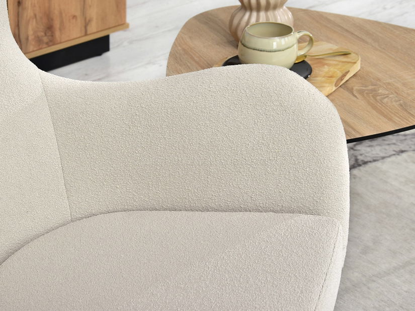 Křeslo Nesí (béžová + černá)