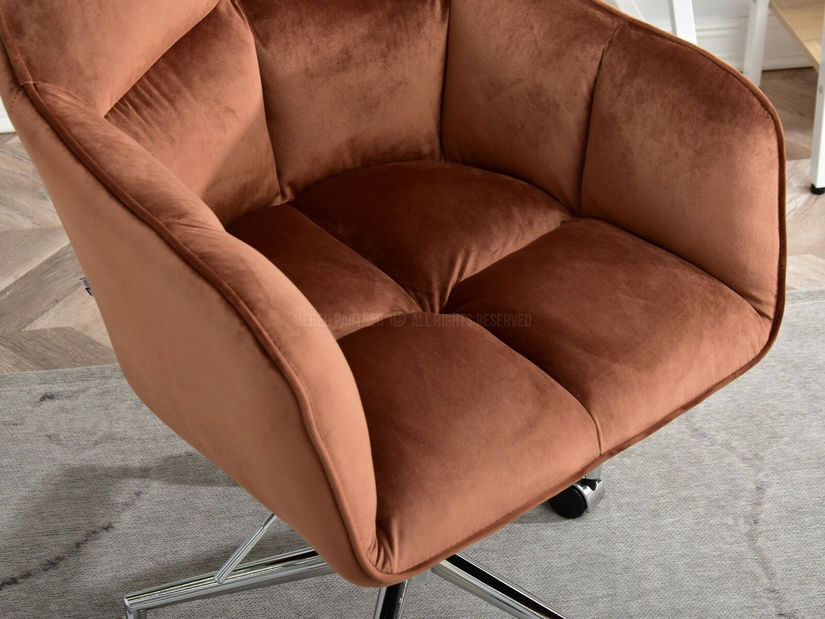 Křeslo Island (měděná + chromová)