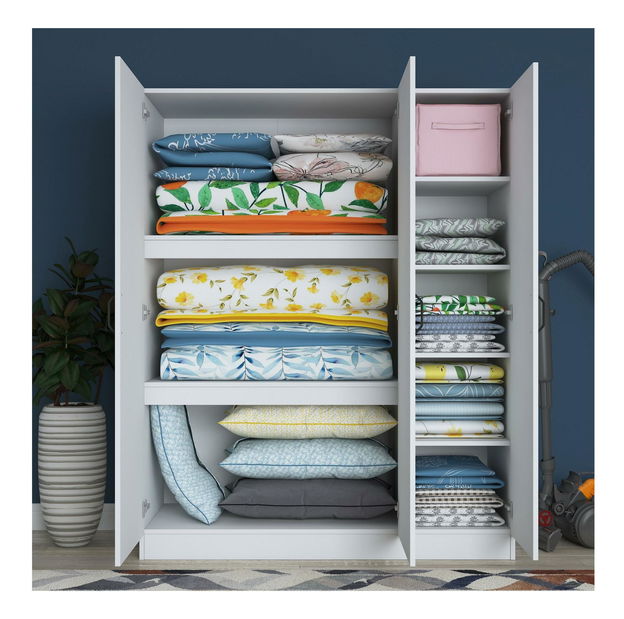 Policová skříň Bafaretta 5 (bílá)