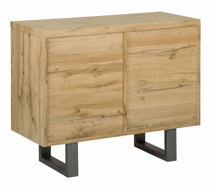 Skříňka Timboon 2D (světlé dřevo)