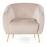 Křeslo Essia (béžová + zlatá)