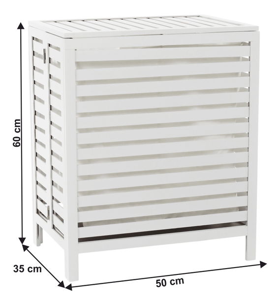 Koš na prádlo Menko (bílá)