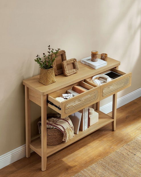 Konzolový stolek Lurette (světlý dub) *výprodej