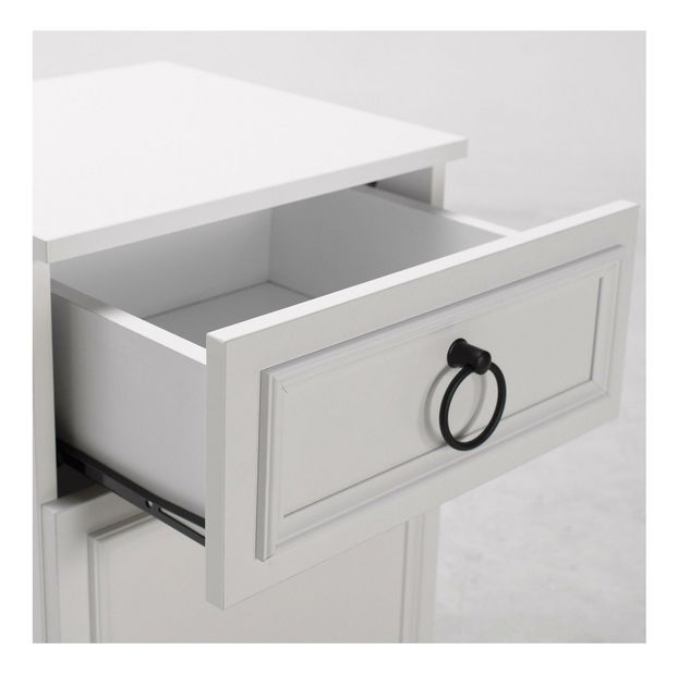 Noční stolek Mekali 2 (bílá)