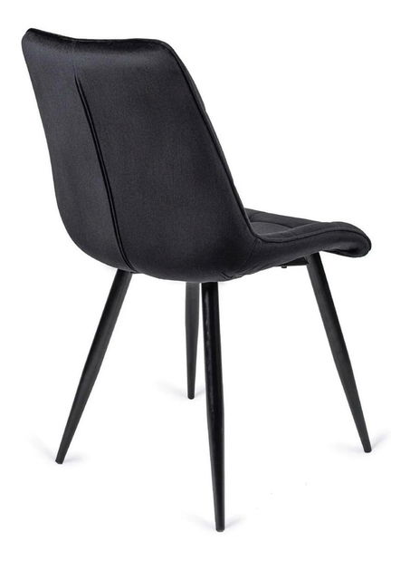 Jídelní set Chiapas (dub artisan + černá) (pro 4 osoby)