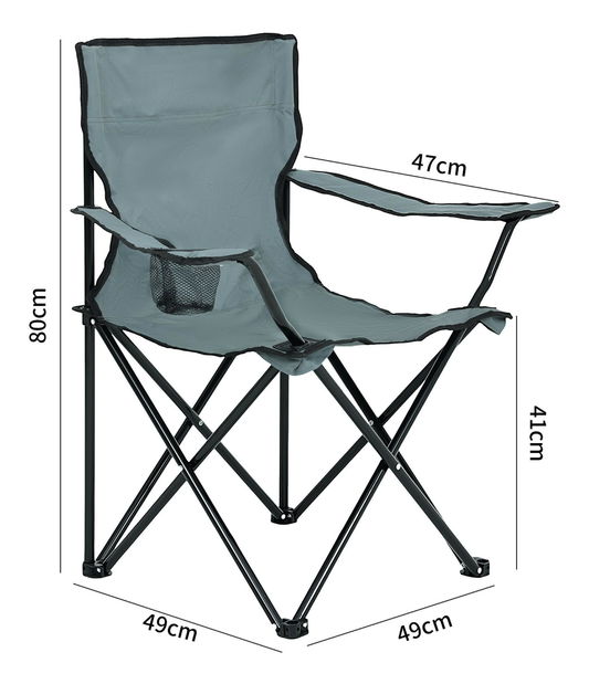 Set 2 ks. kempinkových židlí Advirtieron (šedá)