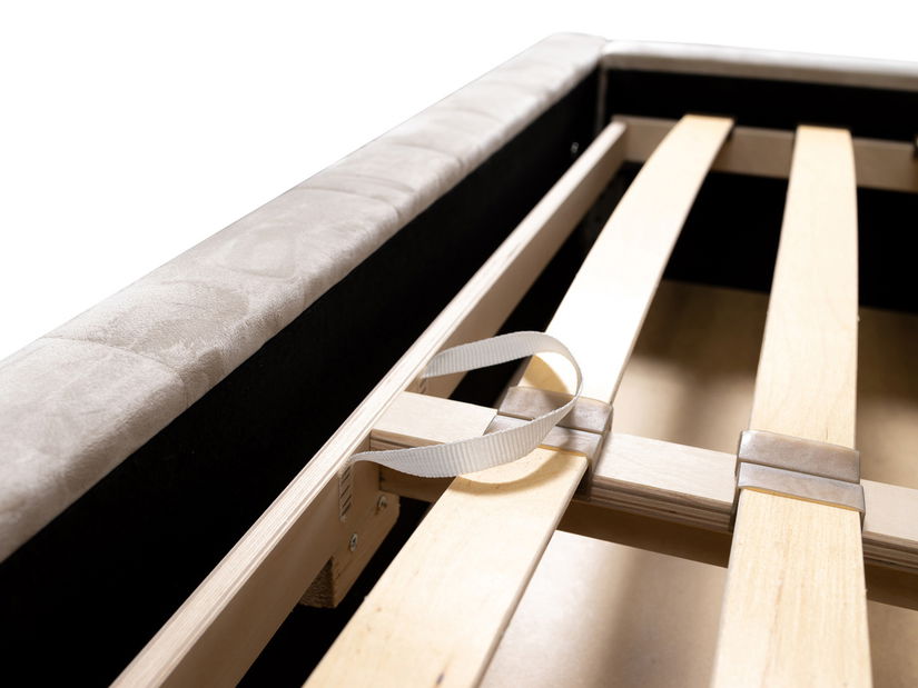 Čalouněná postel 180x200 cm Veggie (měděná)