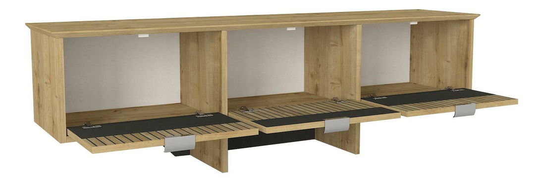 TV stolek/skříňka Polete TV (antracitový safír)