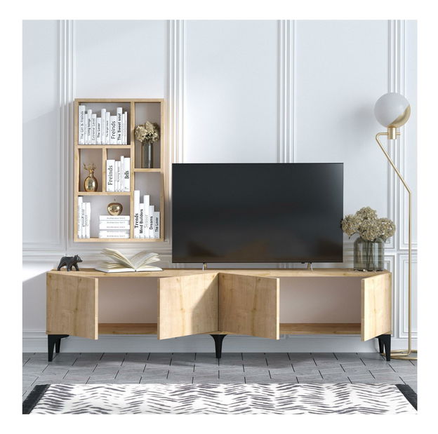 Obývací stěna Momuka (dub safírový)