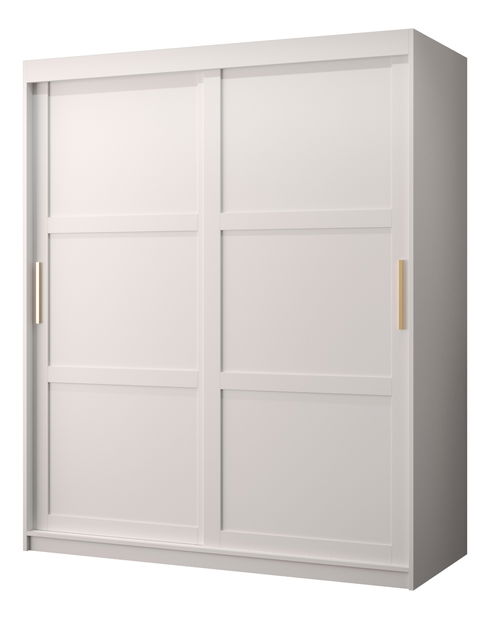 Šatní skříň Riven 1 150 (bílá matná)