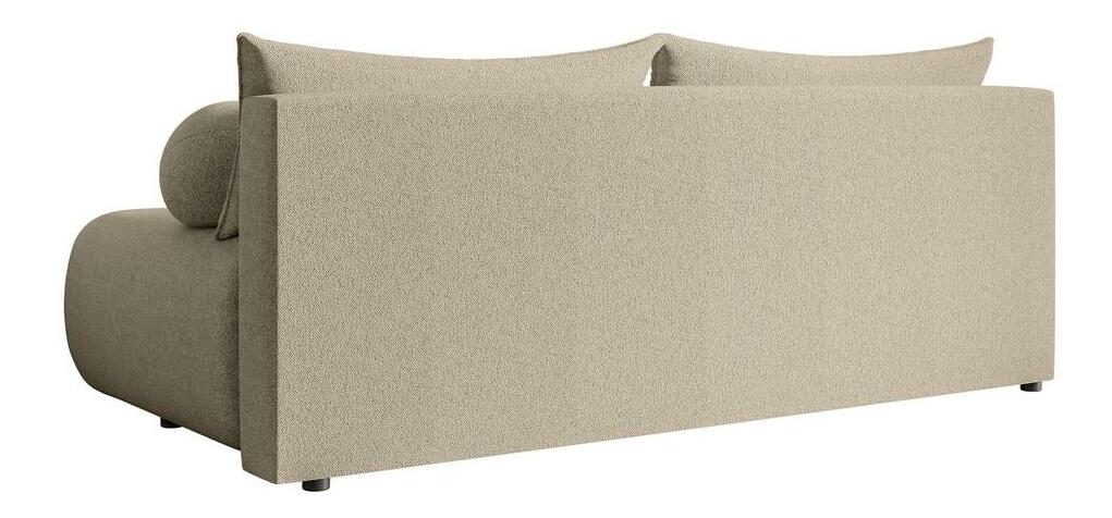 Pohovka třísedačka Didier mini (světlobéžová + černá)