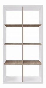 Regál Ramix 150 (bílá + dub sonoma)