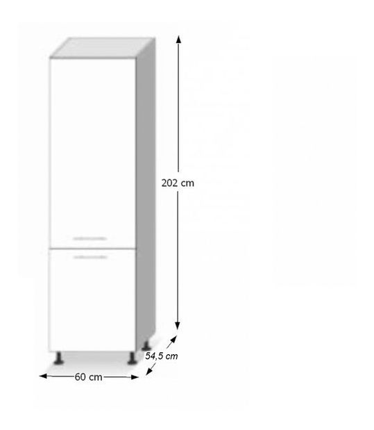 Potravinová kuchyňská skříň Lilouse D 60