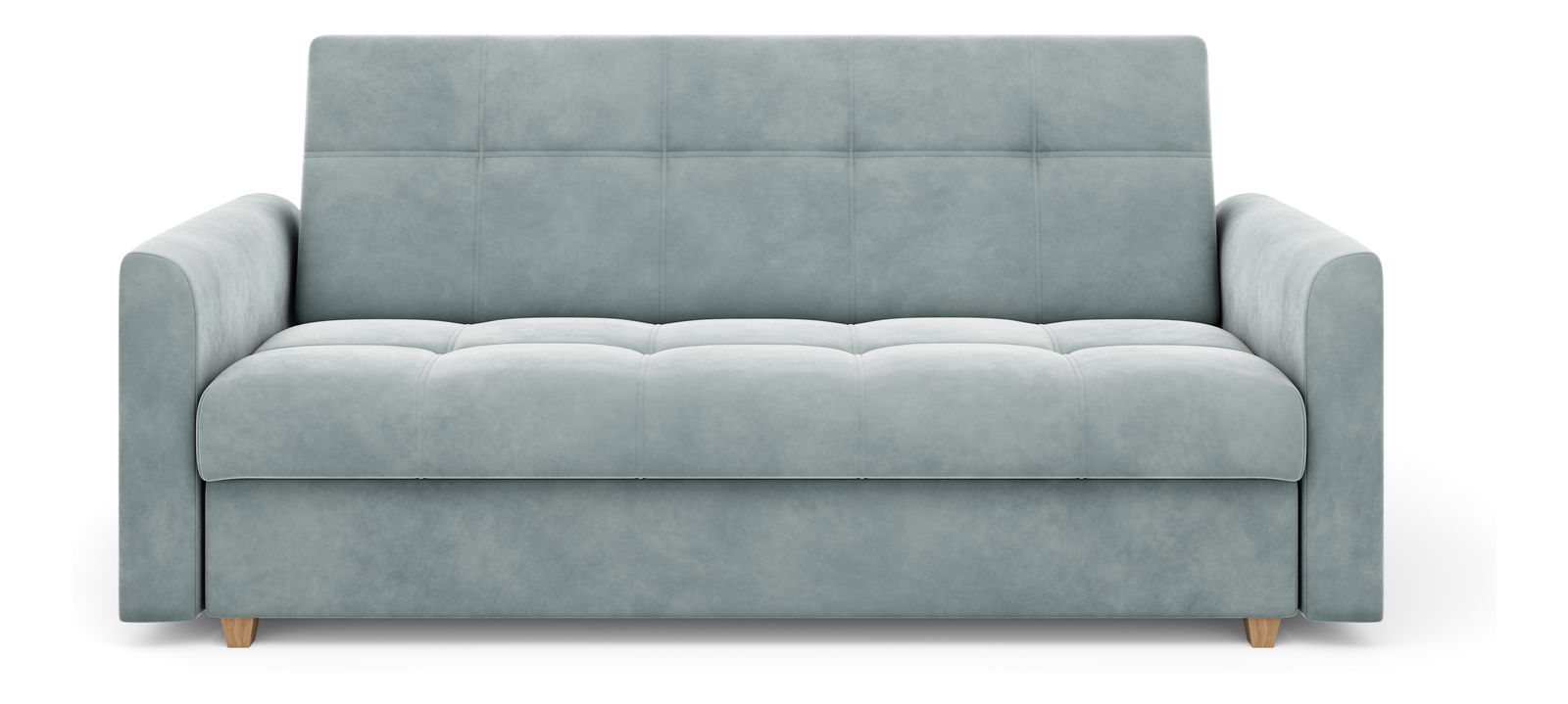 Pohovka dvousedačka Luna (bělavá modrá)