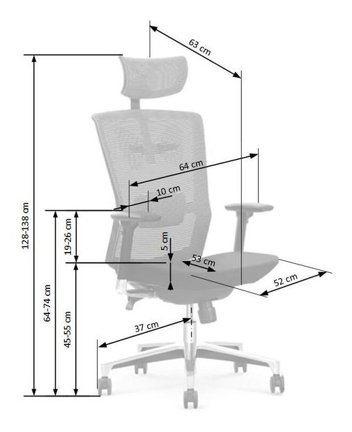 Kancelářská židle Adolfo