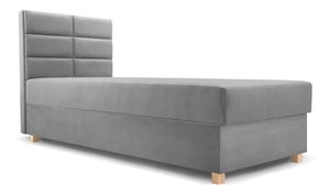  Jednolůžková postel 80 cm Picasso I (šedá) (s úl. prostorem a matrací)