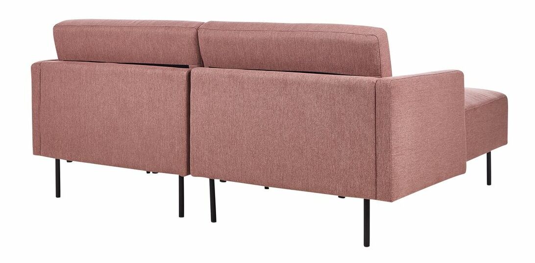 Rohová sedací souprava Betsaida (růžová) (P)