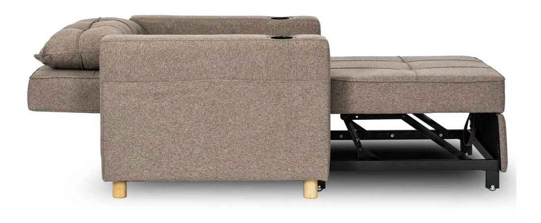 Rozkládací křeslo Suspendida (béžová)