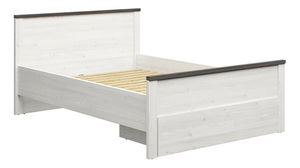 Manželská postel 140 cm BRW Hesen LOZ1S/140 (modřín sibiu světlý + borovice larico)