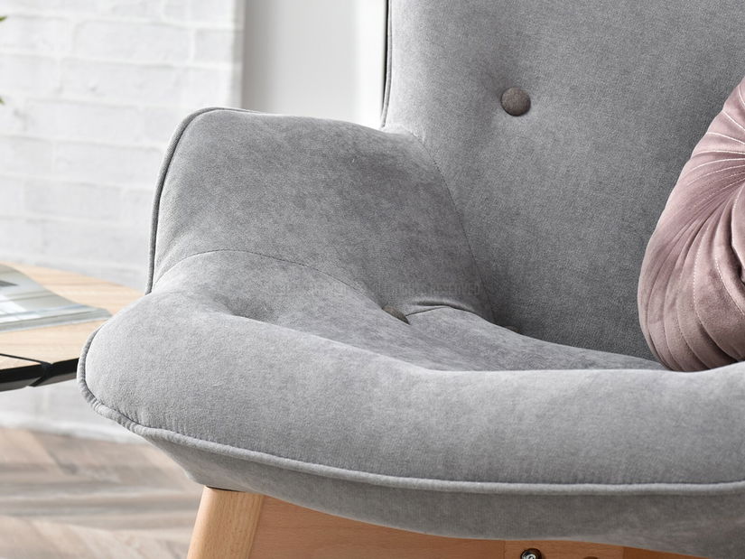 Křeslo Nutri (šedá + černá)