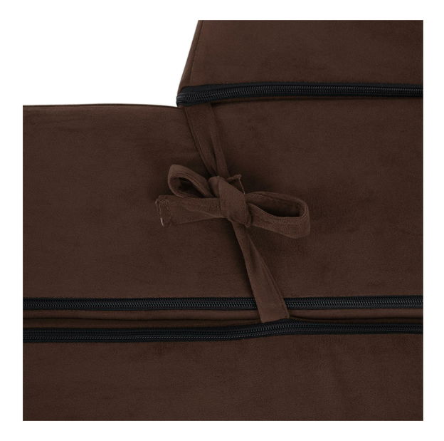 Rozkládací křeslo Plantearan (tmavě hnědá)