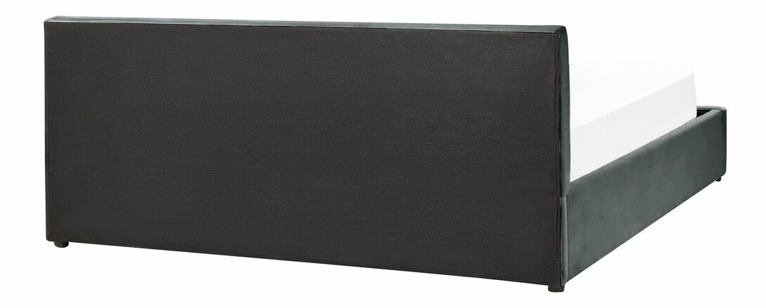 Manželská postel 180 cm Belize (tmavě šedá) (s roštem) (s úl. prostorem)