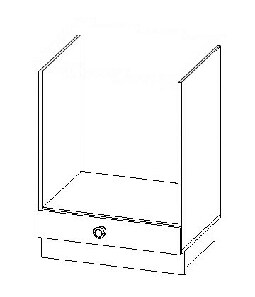 Dolní skříňka na troubu Felicia FE-08/D60P P