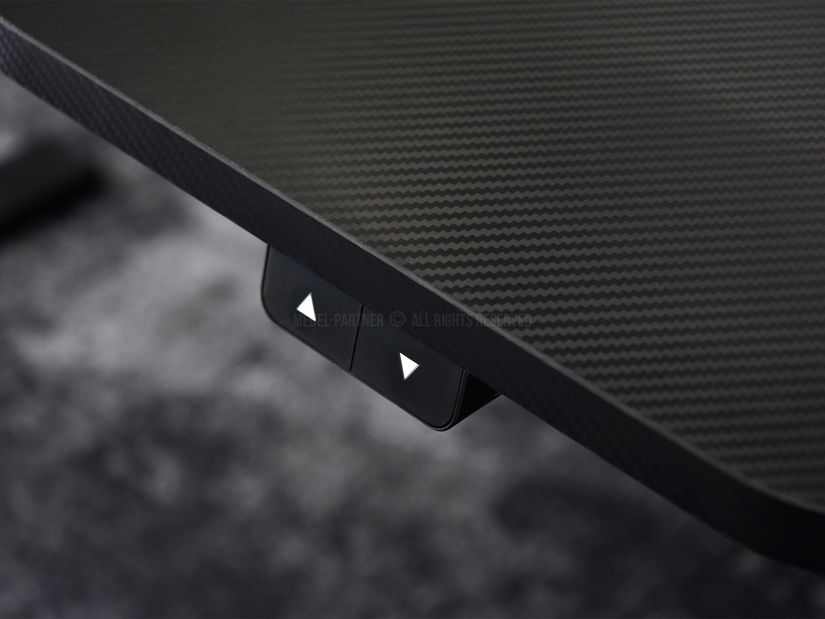 PC stolek Wilhelm (černá)