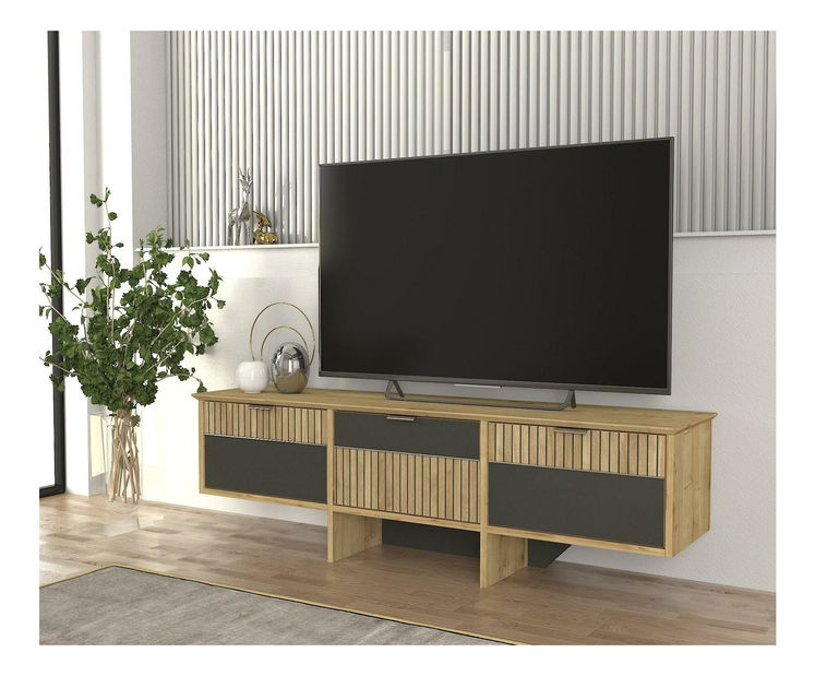 TV stolek/skříňka Polete TV (antracitový safír)