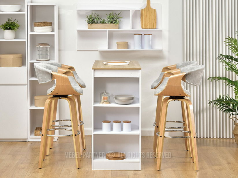 Židle Bjorn H (jasan + chromová)