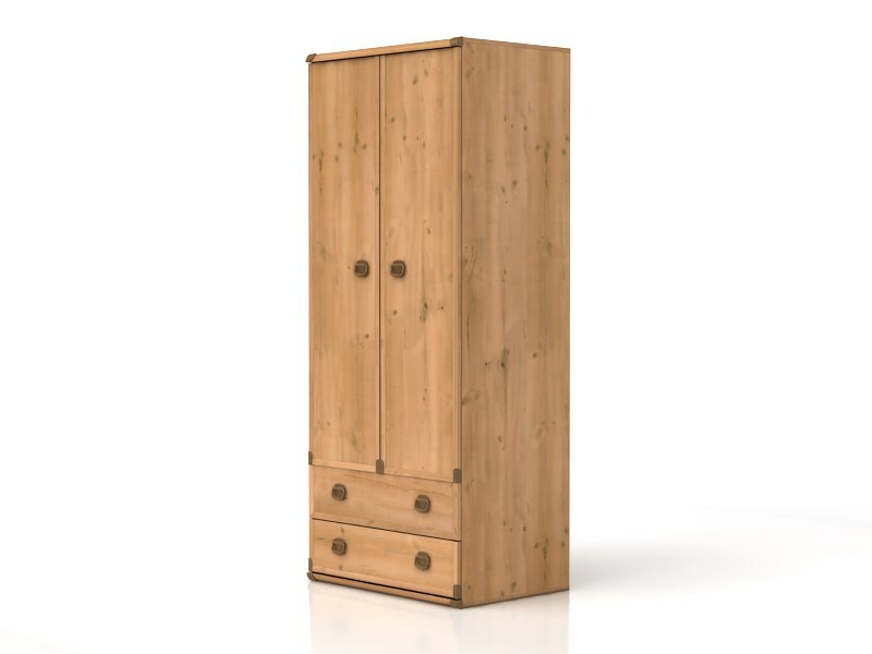 Šatní skříň BRW INDIANA JSZF 2D2S (Borovice antická)