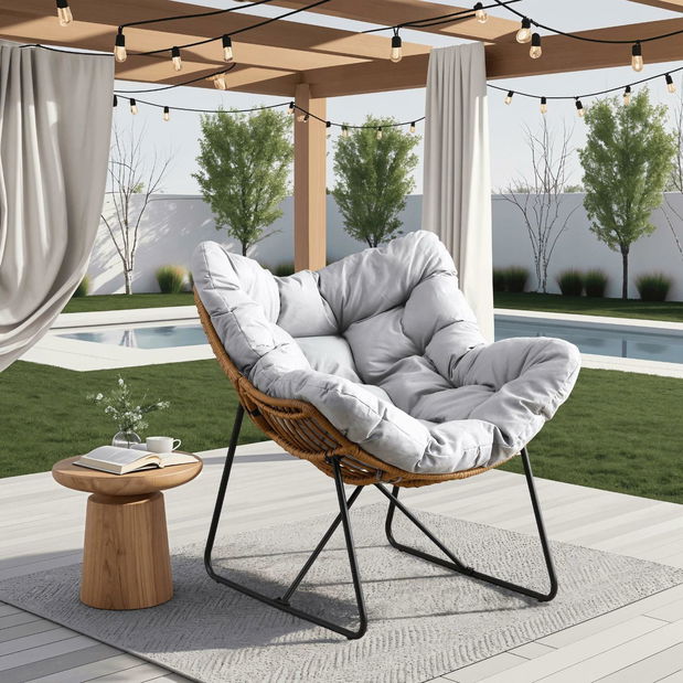 Zahradní křeslo Frigorifico (šedá)