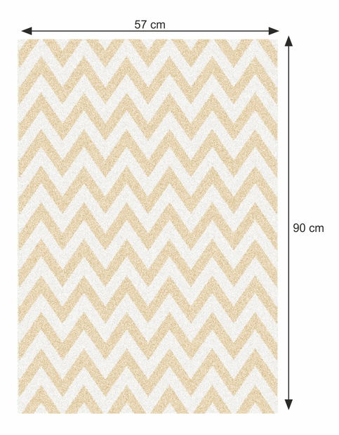 Koberec Alissa 1 (béžová + bílá)