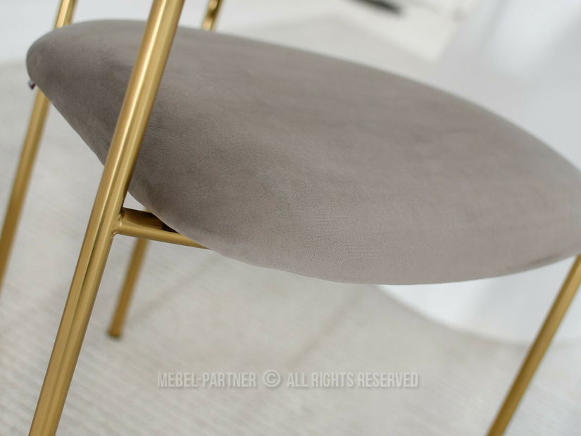 Židle Magnus (béžová + zlatá)