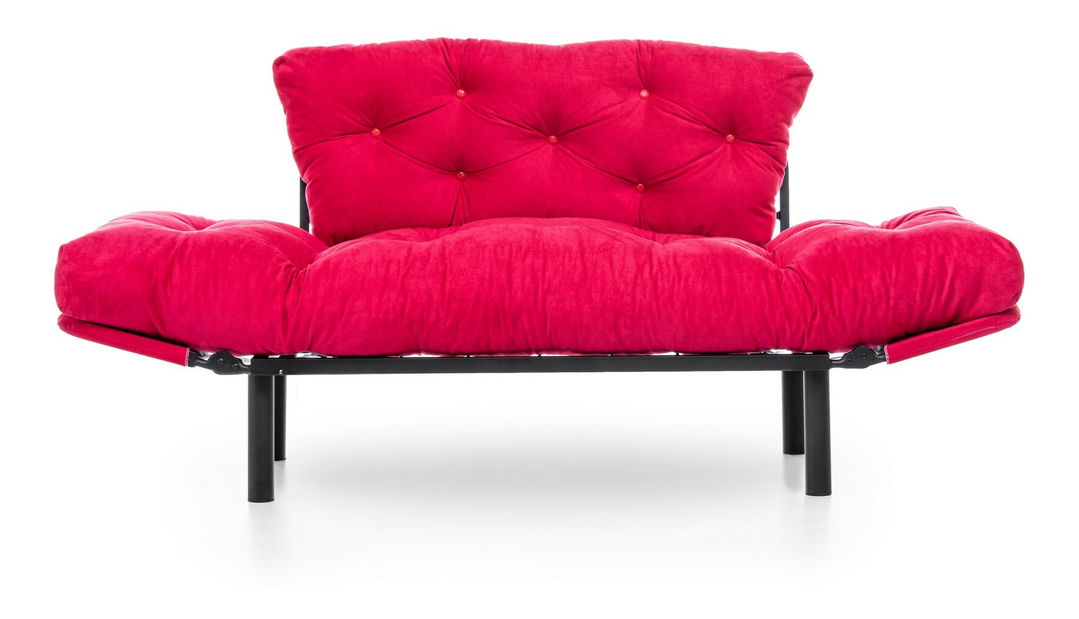 Rozkládací křeslo Nitty (růžová)