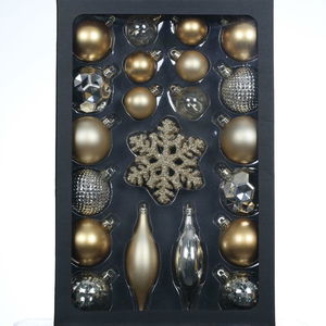 Sada ozdob 25ks RXL 387 (zlatá)