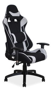 Kancelářské křeslo Vincenza (černá + šedá)