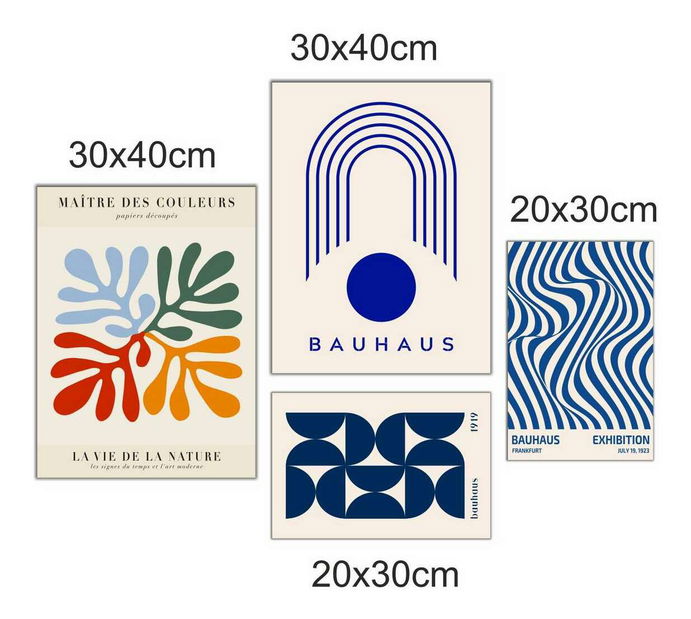 Obraz Madaf 14 (vícebarevné) (4 kusy)