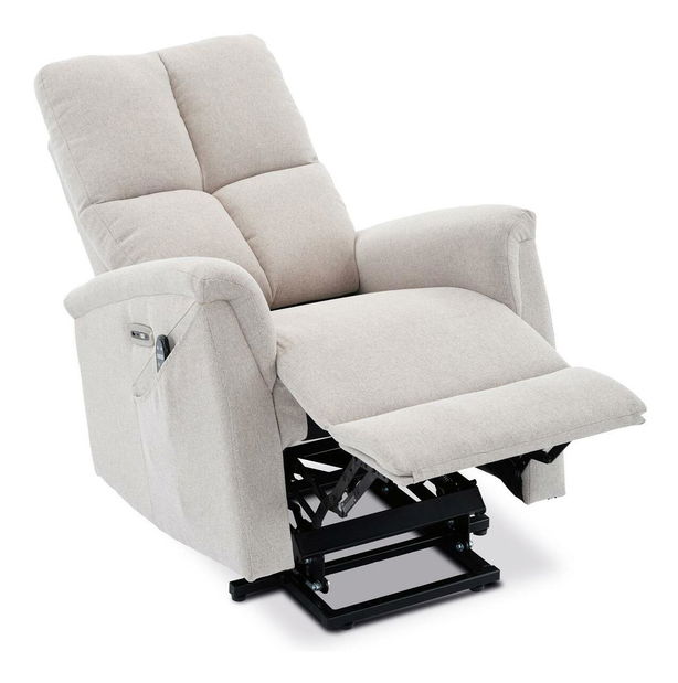 Polohovací křeslo Tesalureza (krémová)