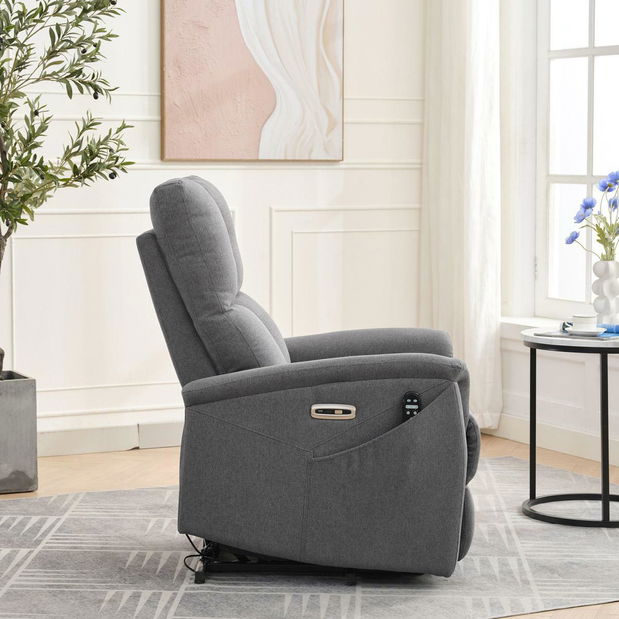 Polohovací křeslo Tesalureza (šedá)