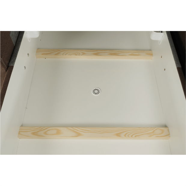 Rohová sedací souprava Charrel (hnědá + světle hnědá) (L)