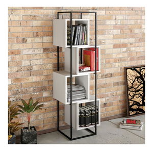 Regál Prakta (černá + bílá)