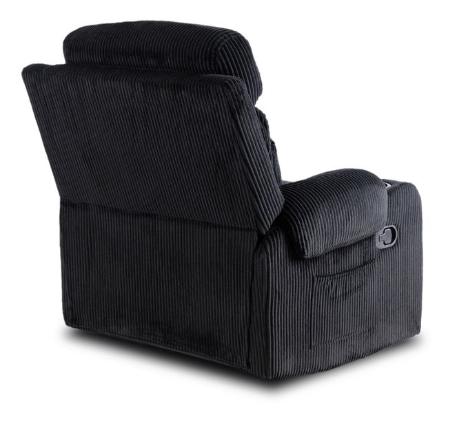 Polohovací křeslo Trigesimo (černá)