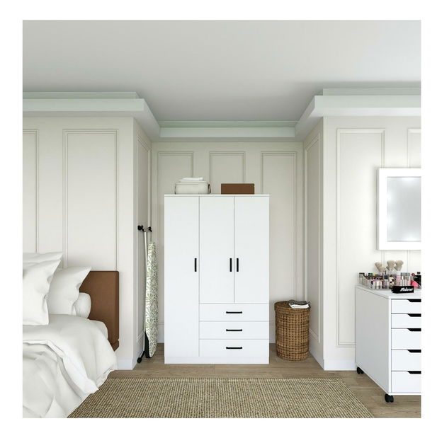 Šatní skříň Essy 56 (bílá matná)